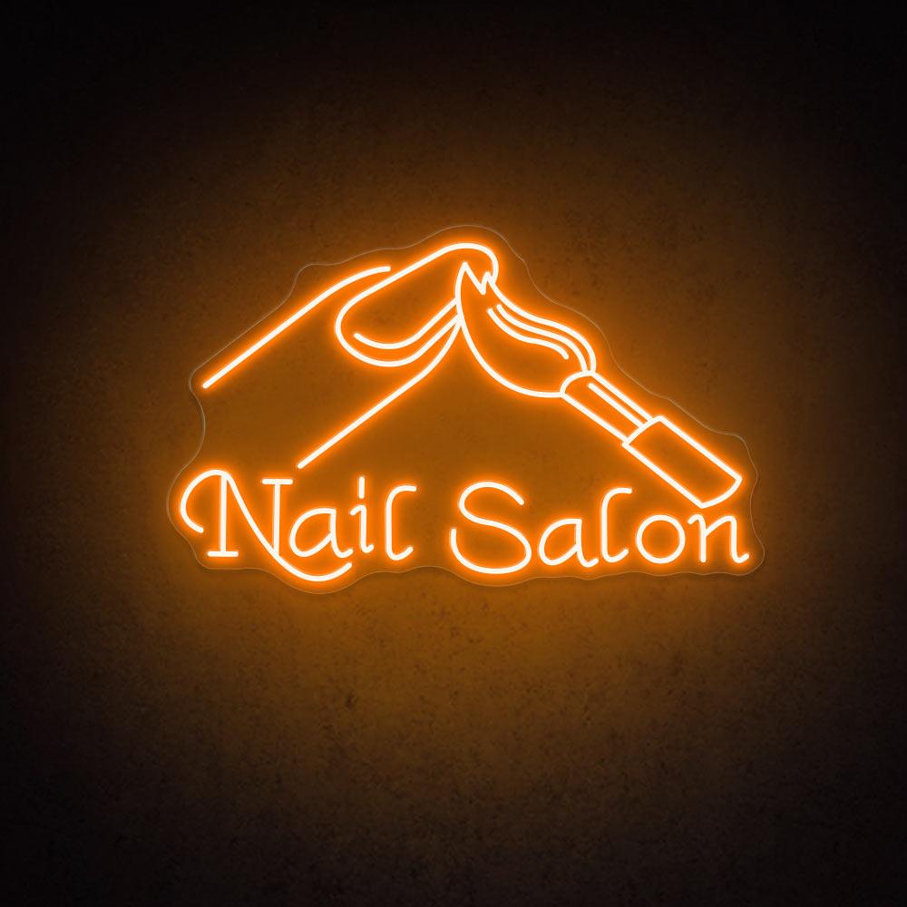 HDJSign - Nail Salon Neon Sign HDJ Sign