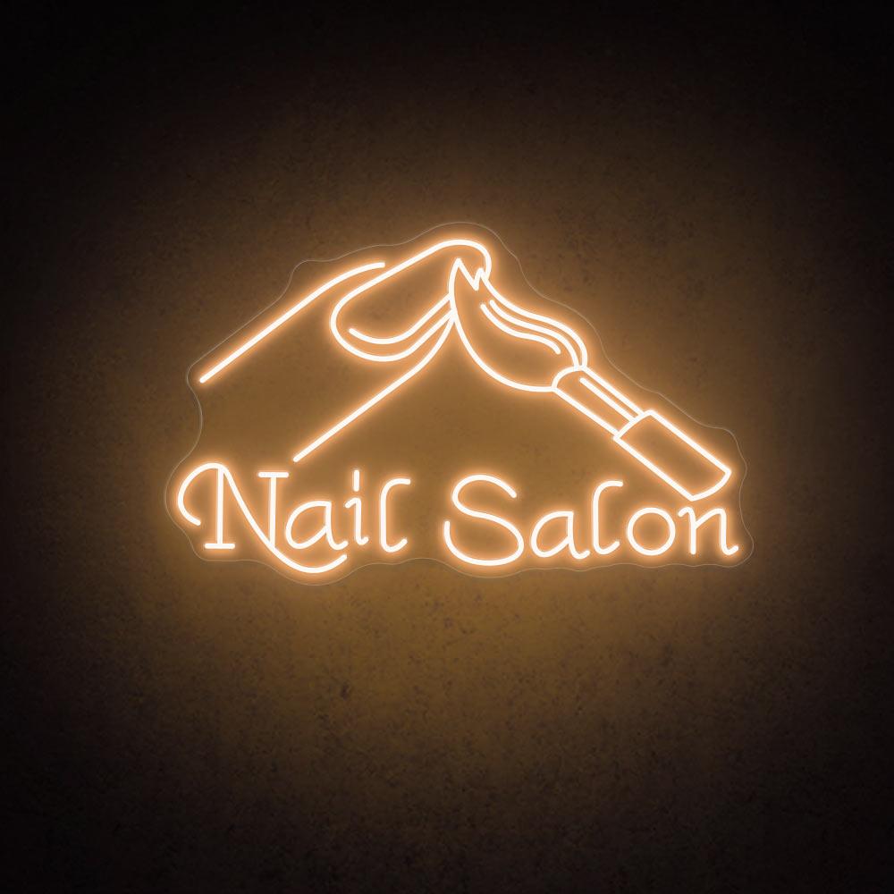 HDJSign - Nail Salon Neon Sign HDJ Sign