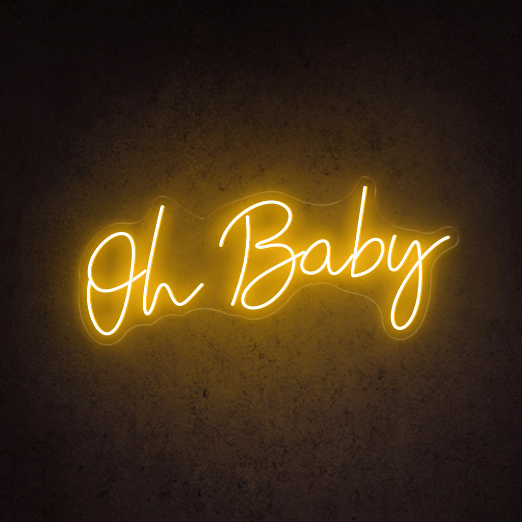 HDJSign - Oh Baby Wedding Neon Sign HDJ Sign