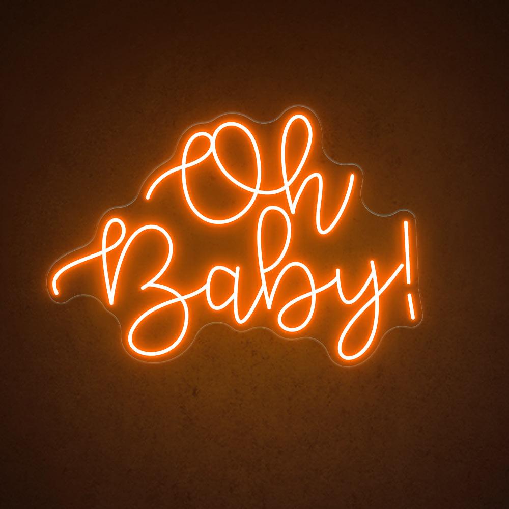 HDJSign - Oh Baby! Wedding Neon Sign HDJ Sign