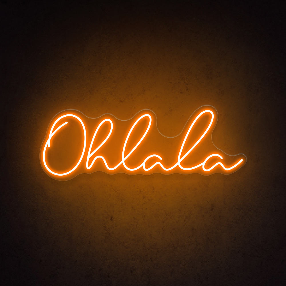 HDJSign - Oh La La Word Neon Sign HDJ Sign