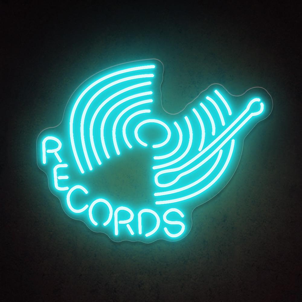 HDJSign - Records Bar Neon Sign HDJ Sign