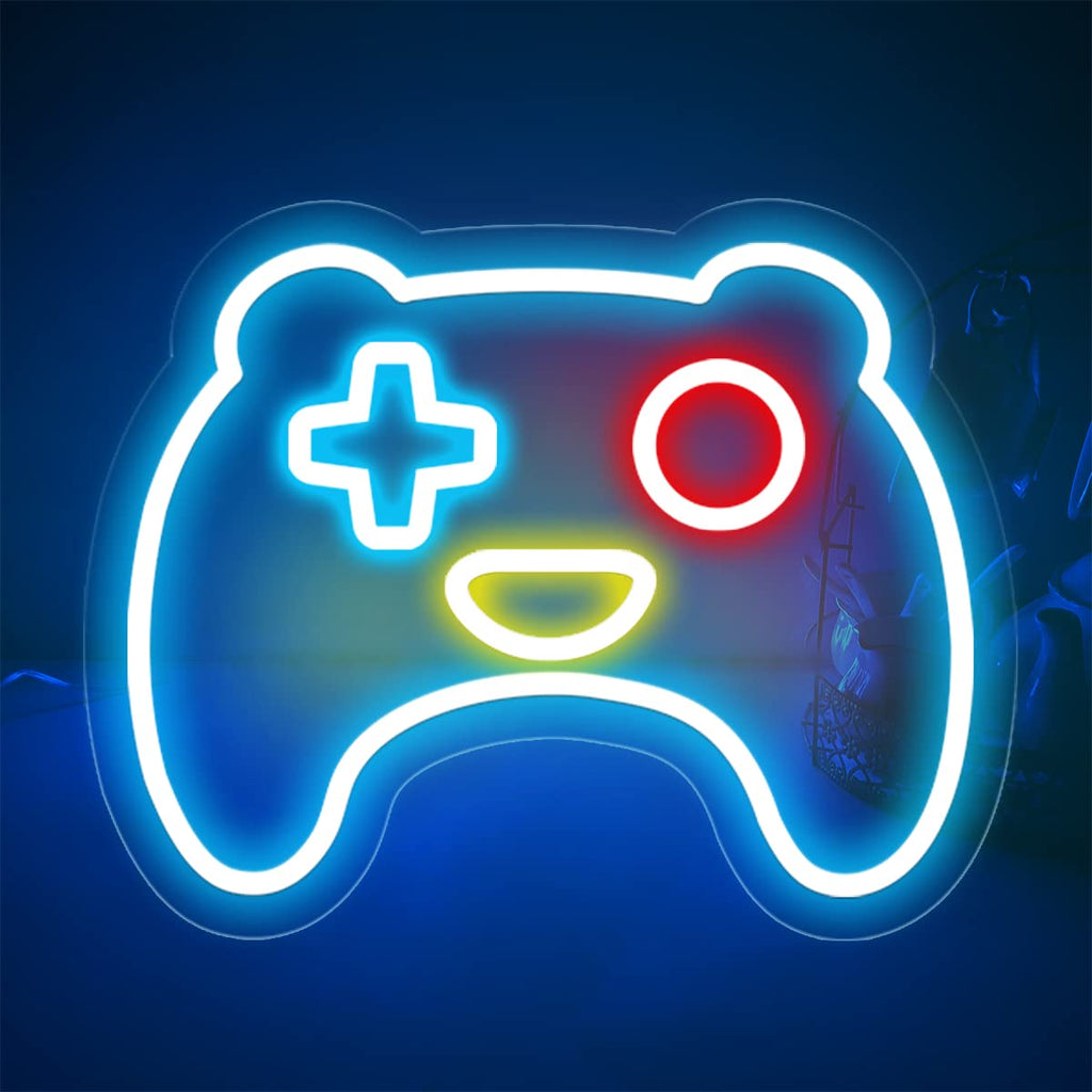 HDJSign - Small Game Controller USB Neon Sign HDJ Sign