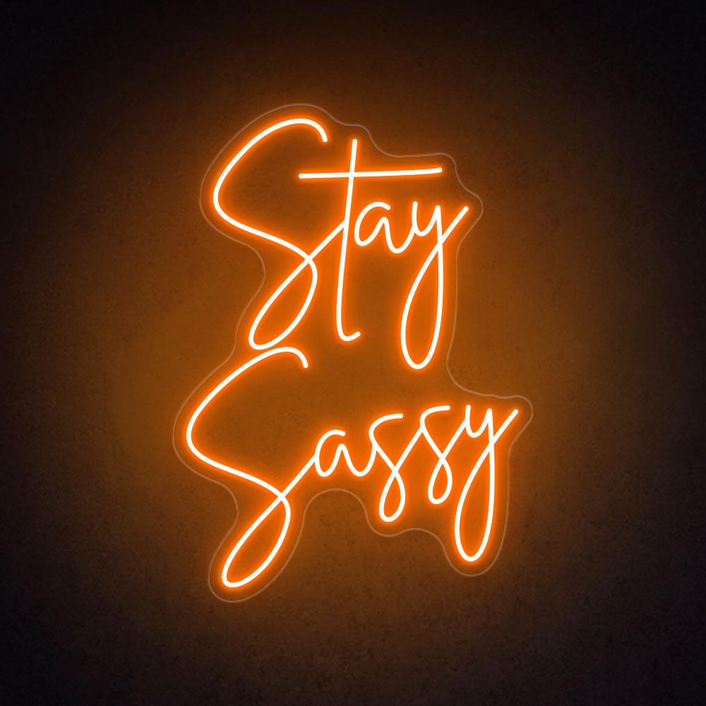 HDJSign - Stay Sassy Salon Neon Sign HDJ Sign