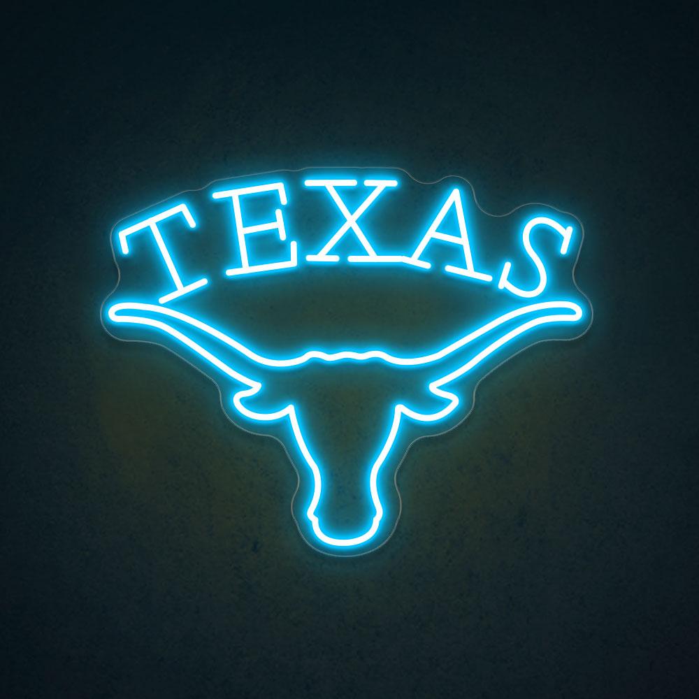 HDJSign - Texas Horns Bar Neon Sign HDJ Sign