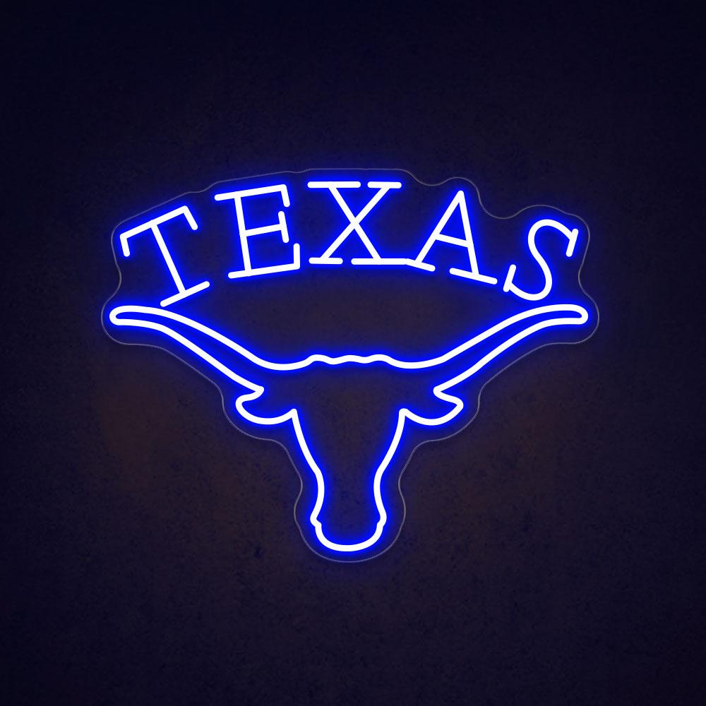 HDJSign - Texas Horns Bar Neon Sign HDJ Sign