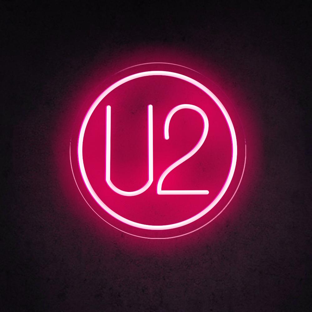 HDJSign - U2 Rock Band -Neonsign-wall decoration HDJ Sign