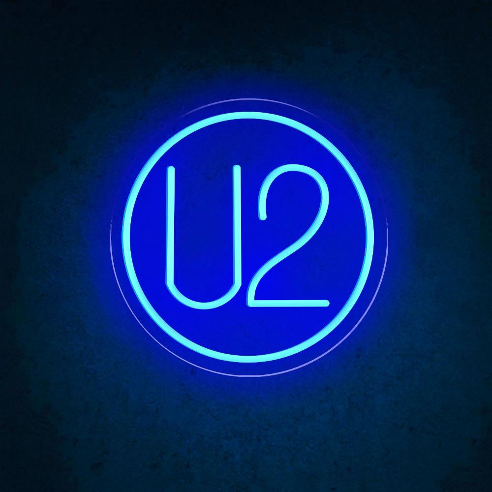 HDJSign - U2 Rock Band -Neonsign-wall decoration HDJ Sign