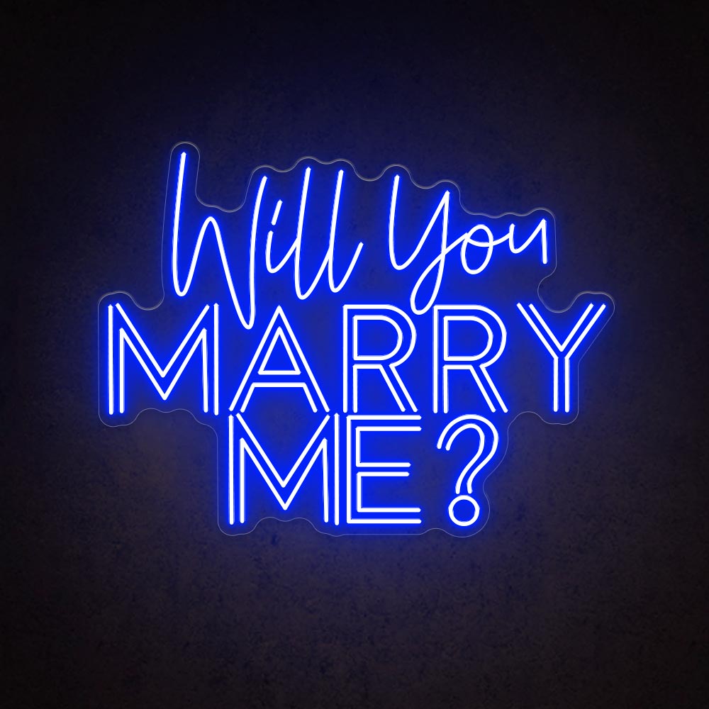 HDJSign - Will You Marry Me? Neon Sign HDJ Sign