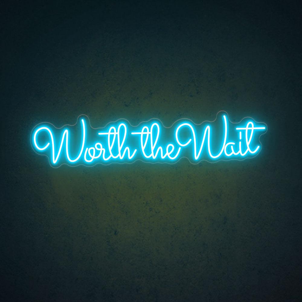 HDJSign - Worth The Wait Wedding Neon Sign HDJ Sign