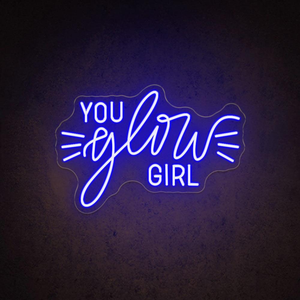 HDJSign - You Glow Girl Salon Neon Sign HDJ Sign