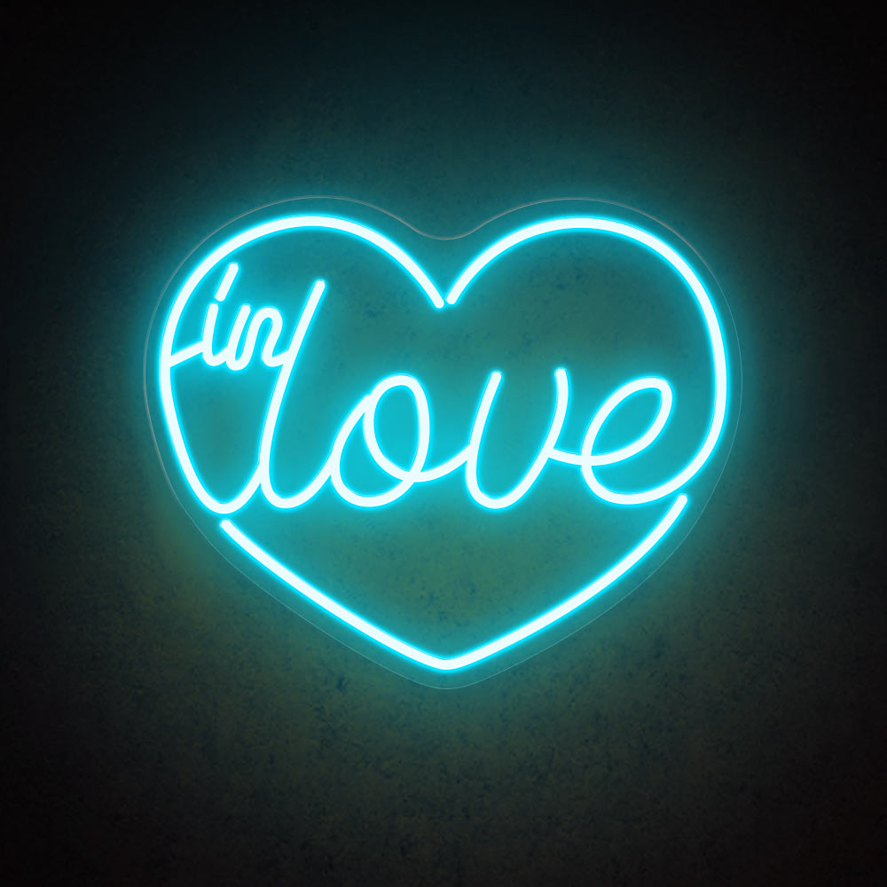 HDJSign - in Love Wedding Neon Sign HDJ Sign