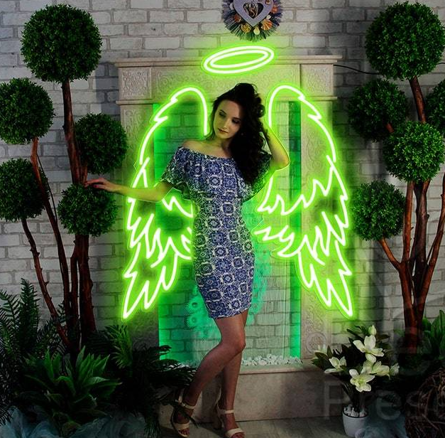 Huge Angel Wings Neon Sign HDJ Sign